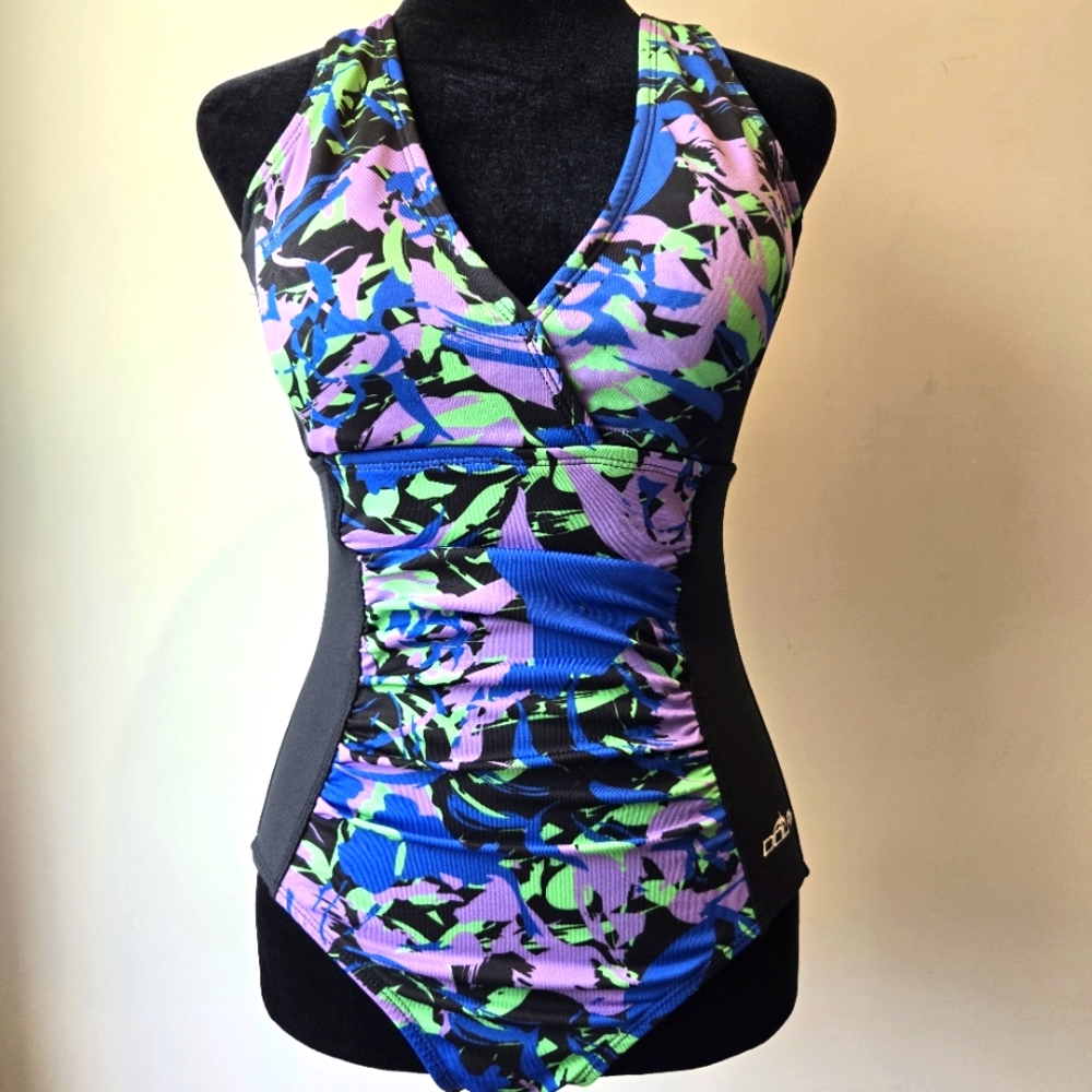 Dolfin Women's Aquashape 1 Piece Bathing Swim Suit 36/10